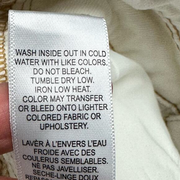 Frame Le High Straight Jeans Two Tone White Cream Size 27 - Picture 6 of 6